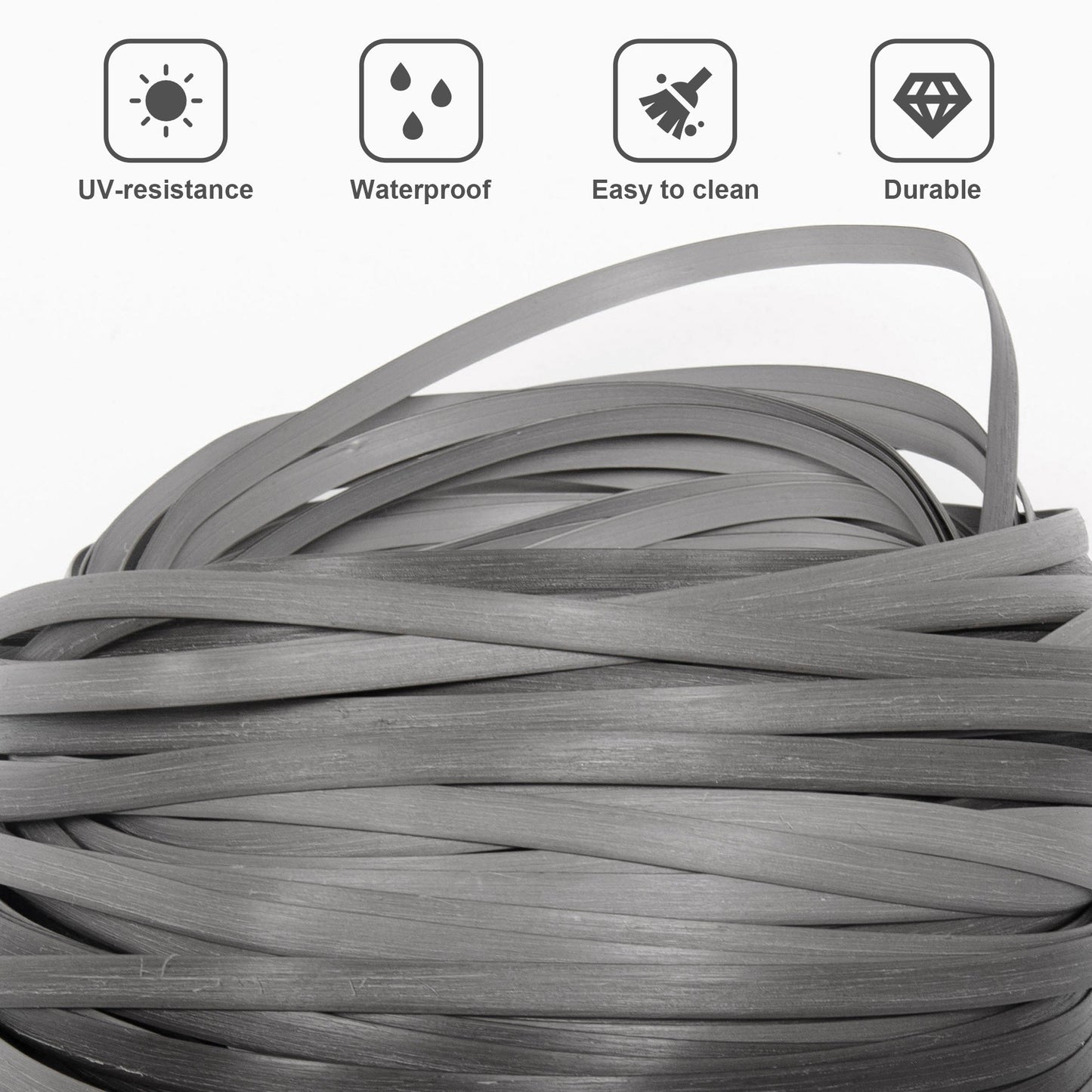 Rattan Repair Kit in 11 colors for Garden Rattan Furniture , PE Wicker Material with Tool for Fixing Rattan Furniture