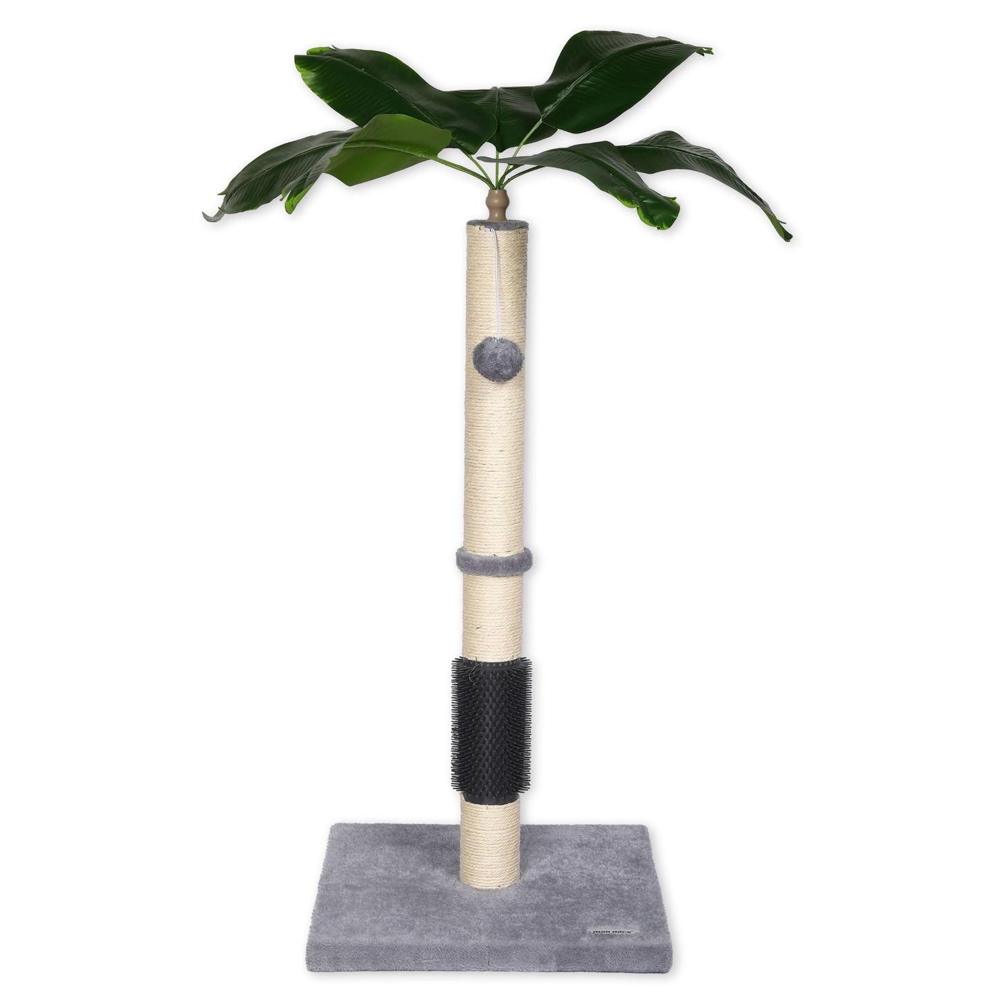 Ultralark Cat Scratching Post, 80cm Kitten Scratching Post with Premium Sisal Rope, Cute Cat Tree with Dangling and Spring Ball Toys for Indoor Small Cats(Bird of Paradise)