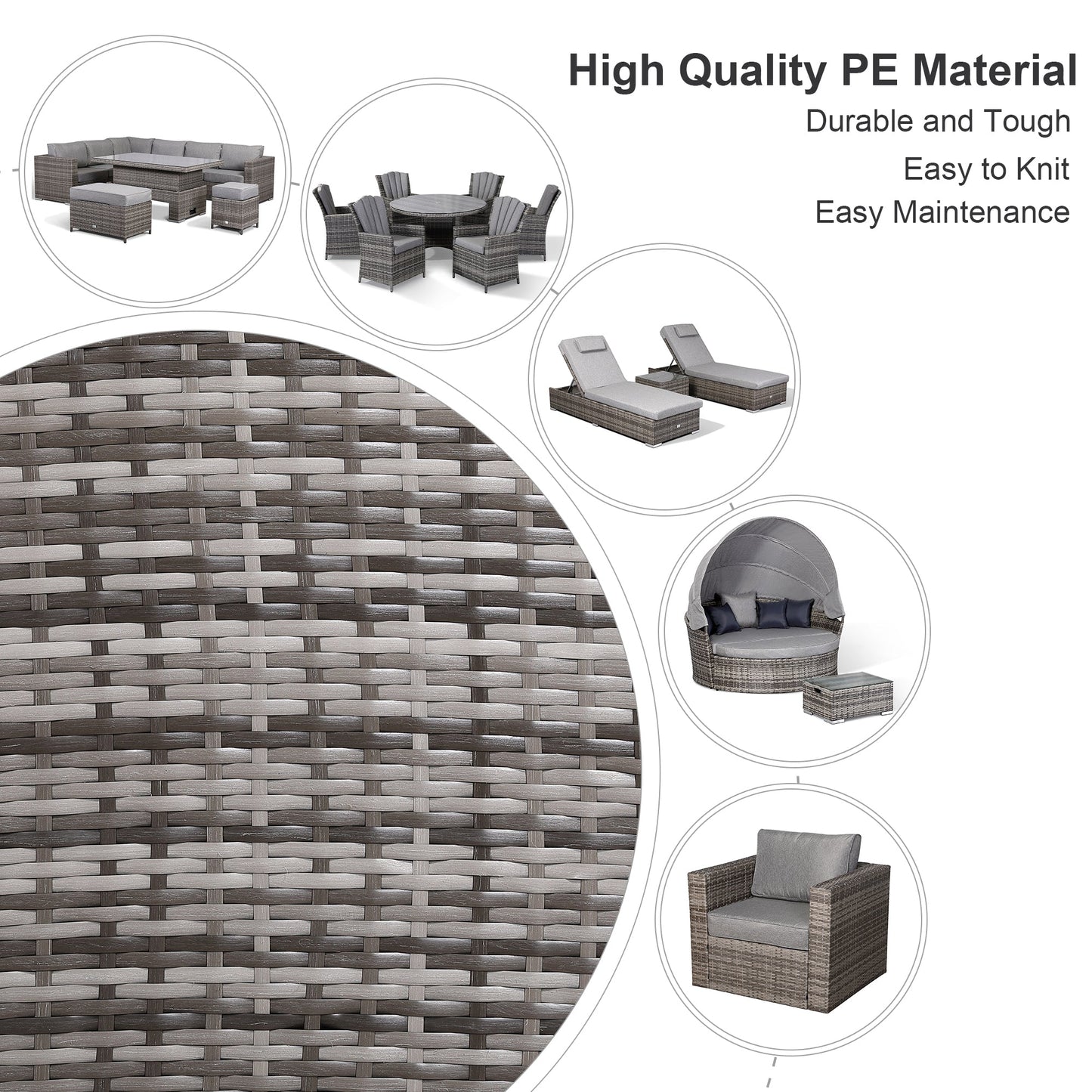 Due in 25/04/25 Rattan Repair Kit for Garden Rattan Furniture , PE Wicker Material with Tool for Fixing Rattan Furniture (REP-001)