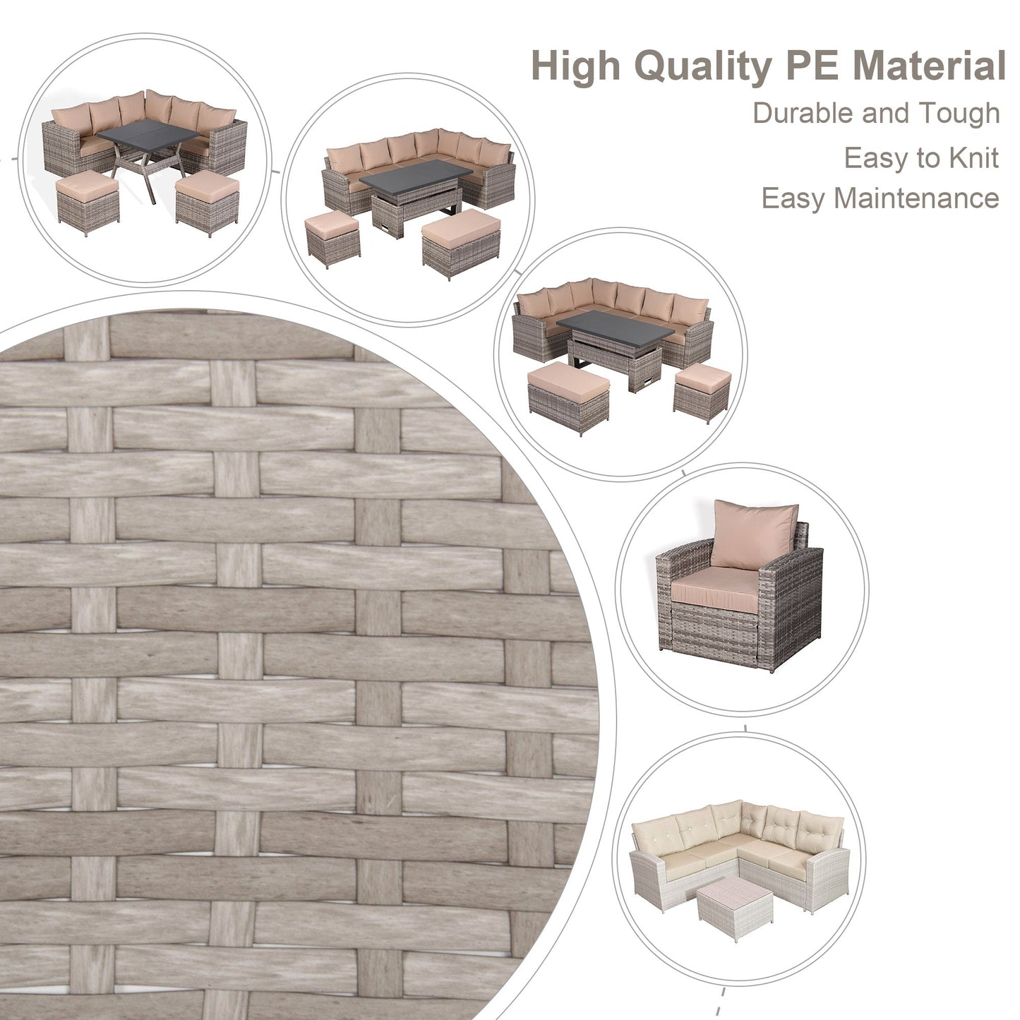 Rattan Repair Kit in 11 colors for Garden Rattan Furniture , PE Wicker Material with Tool for Fixing Rattan Furniture