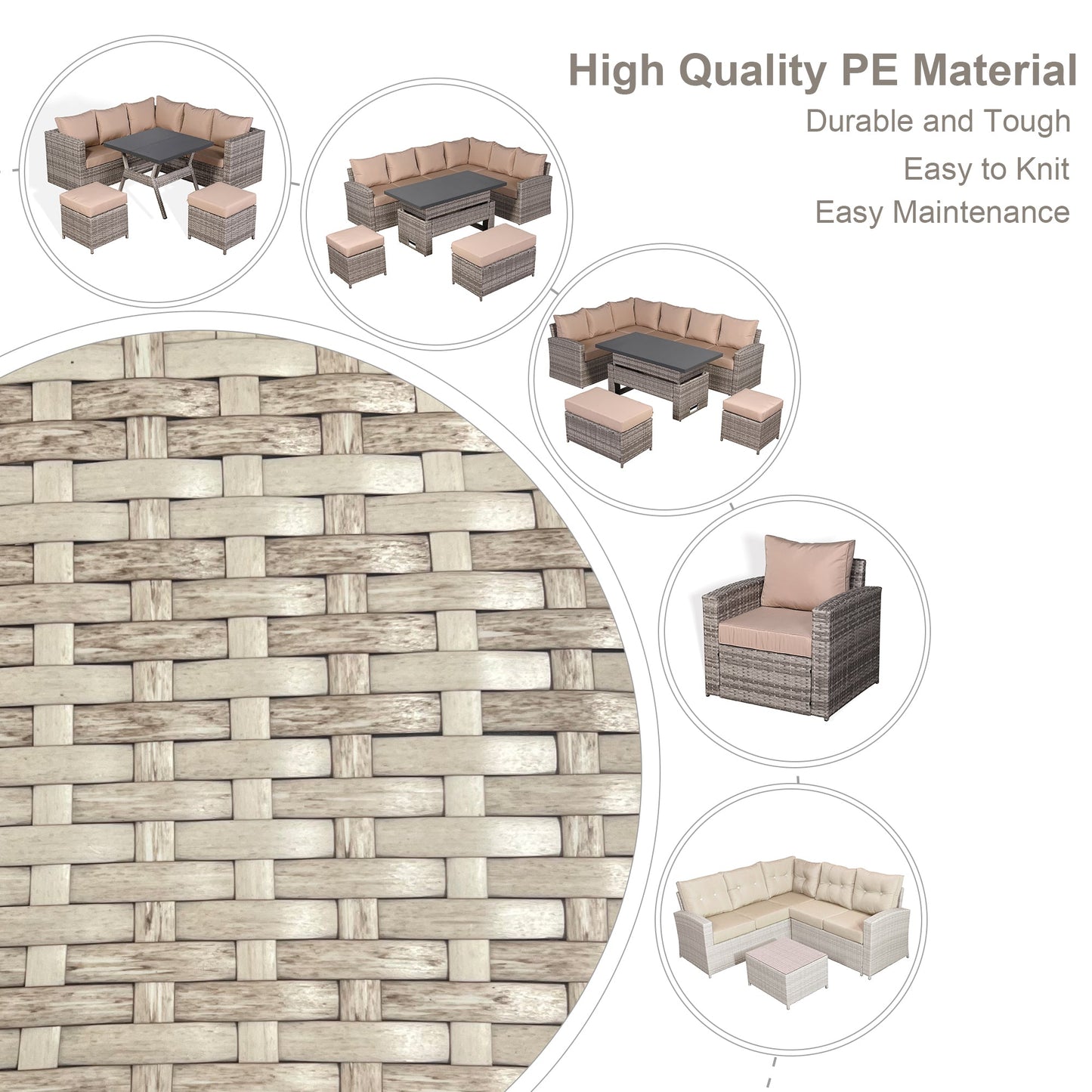 Rattan Repair Kit in 11 colors for Garden Rattan Furniture , PE Wicker Material with Tool for Fixing Rattan Furniture