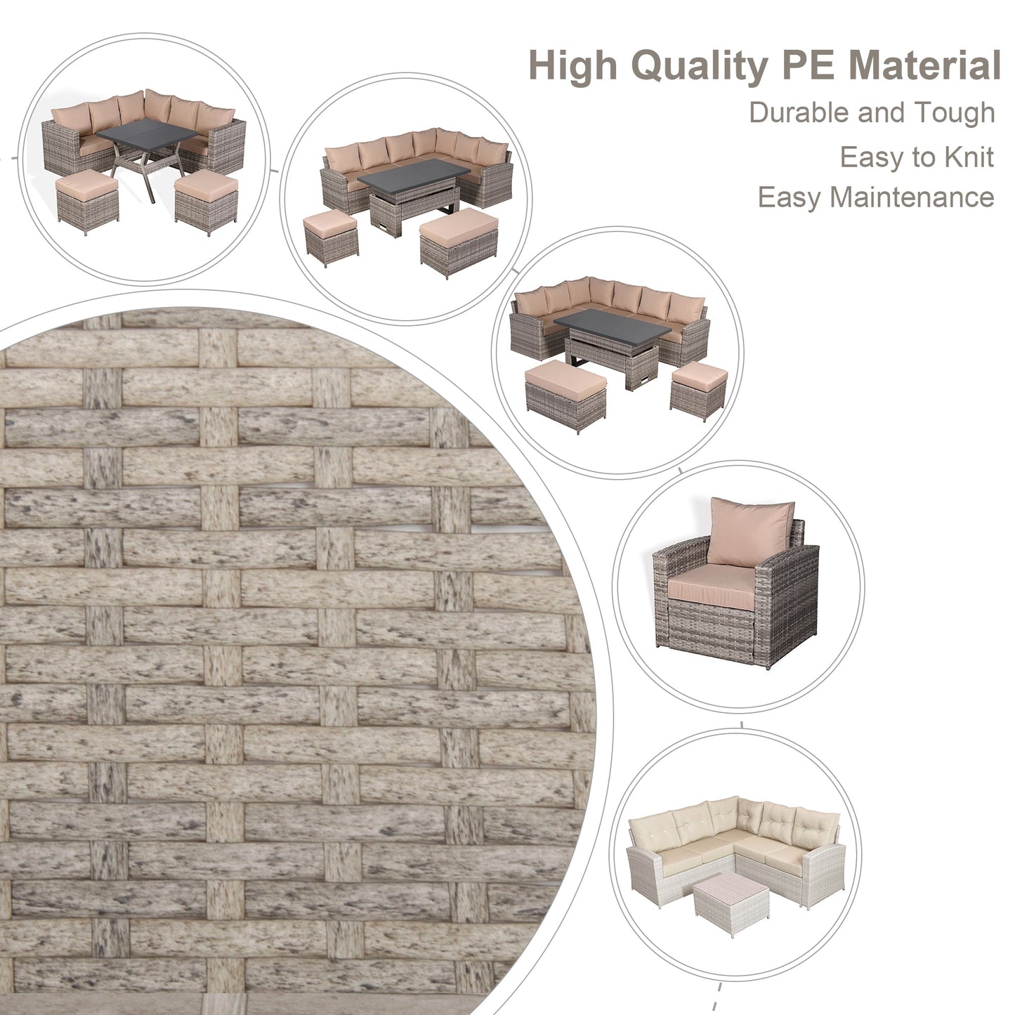 Rattan Repair Kit in 11 colors for Garden Rattan Furniture , PE Wicker Material with Tool for Fixing Rattan Furniture