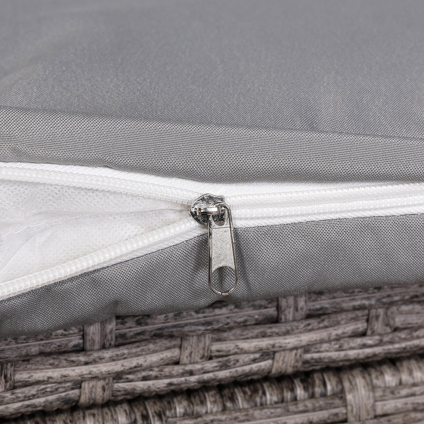 PRE ORDER....Rose Range Rattan Furniture Set for Balcony Poolside in Grey Rattan