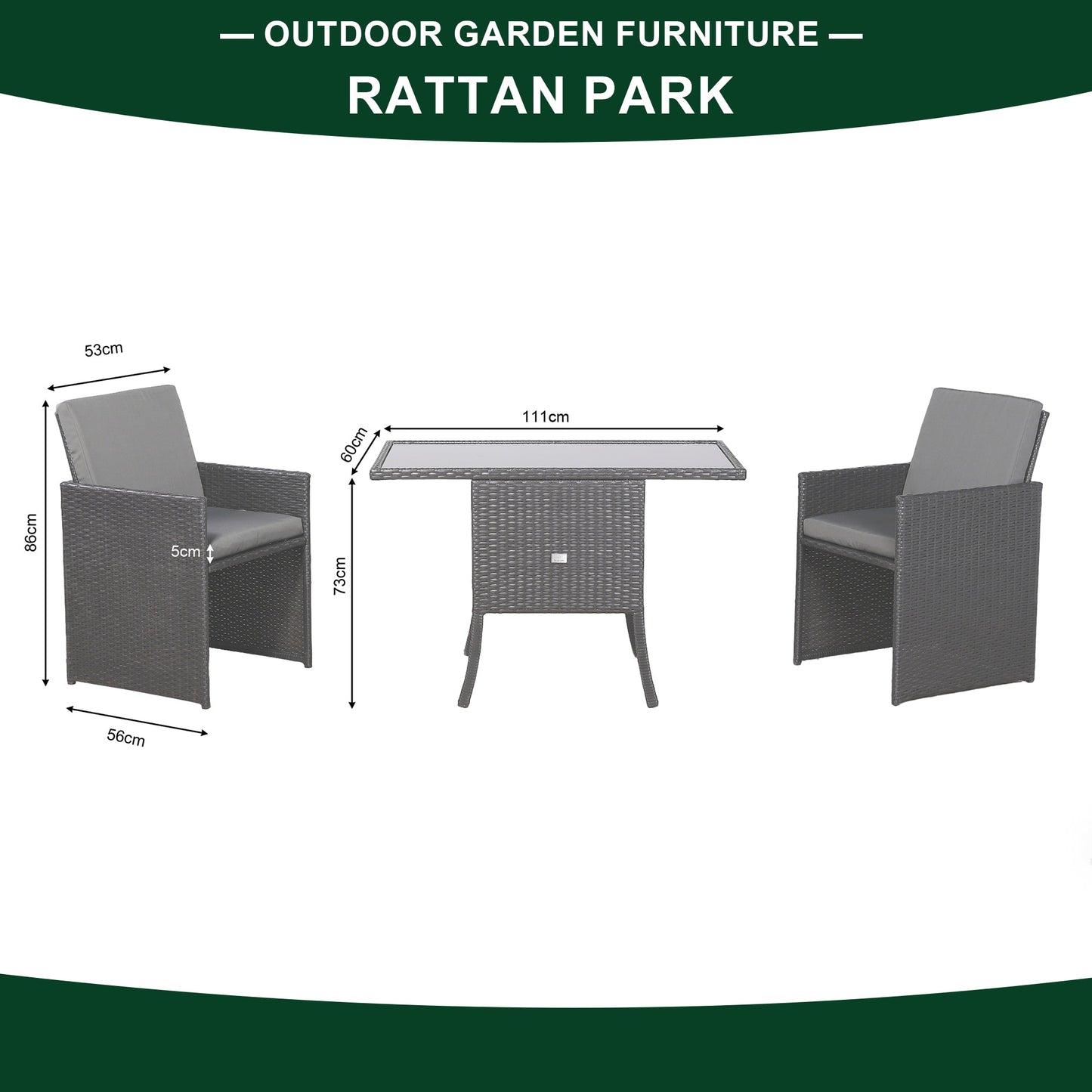 PRE ORDER....Ebony Range Rattan Furniture Set for Balcony Poolside in Brown Rattan