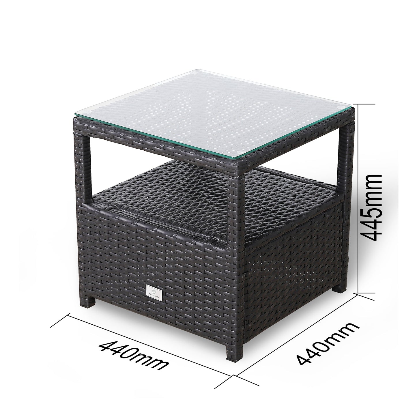 Due in 30/04/25  Modern Range Elite Coffee Table in Brown Rattan