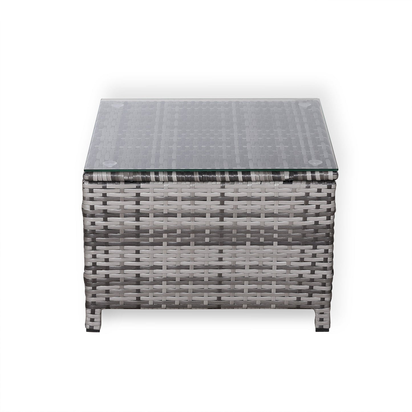 Due in 20/05/25  Modern Range Standard Side Table in Grey Rattan